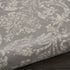 2' X 4' Gray Damask Power Loom Area Rug